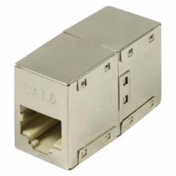 NP0054 COUPLER INLINE 1:1 CAT6 RJ45 STP, METAL HOUSING LOGILINK — Buy in Cyprus with Fast Delivery