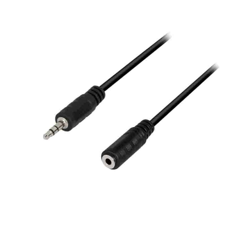 CA1054 AUDIO CABLE, 3.5 mm 3-Pin M to 3.5 mm 3-Pin M, BLACK, 3 m LOGILINK — Buy in Cyprus with Fast Delivery