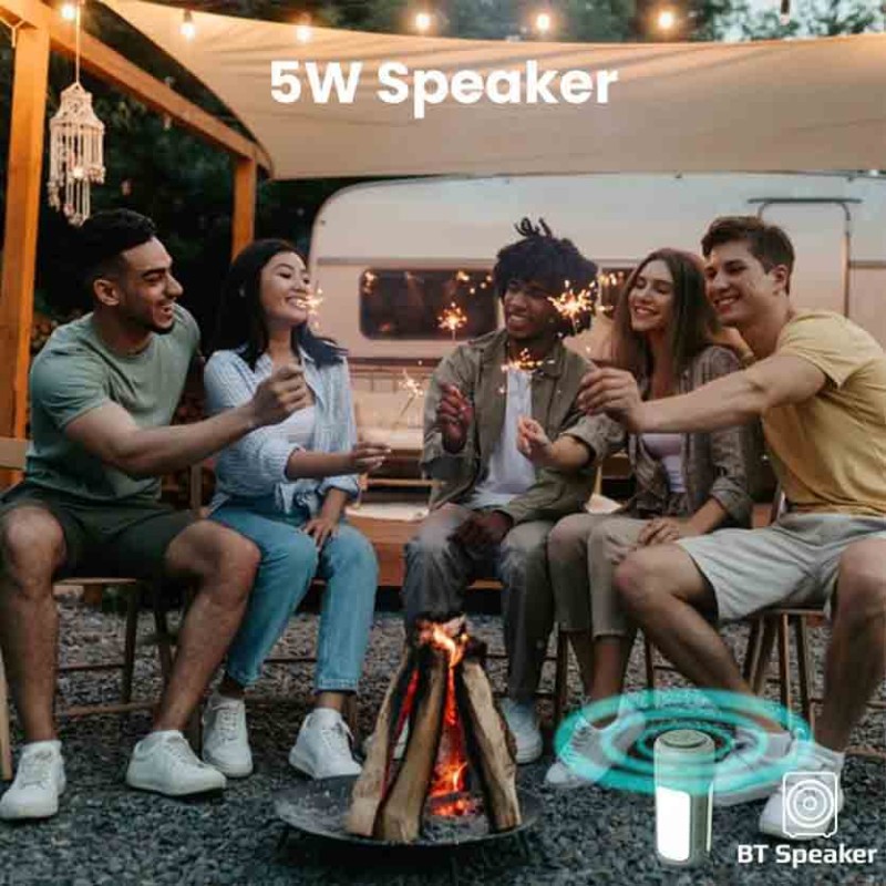 CAMPMATE-4 MULTIFUNCTIONAL CAMPING KIT 6000mAh POWERBANK, BT SPEAKER PROMATE — Buy in Cyprus with Fast Delivery