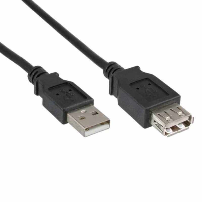 34618B USB2.0 EXT CBL 1.8m A-A BLK INLINE — Buy in Cyprus with Fast Delivery