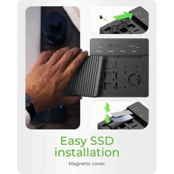 IB-4013MCL-C4 4-BAYS USB4® DUPLICATOR (1:3 CLONE) FOR NVME M.2 SSD ICYBOX — Buy in Cyprus with Fast Delivery