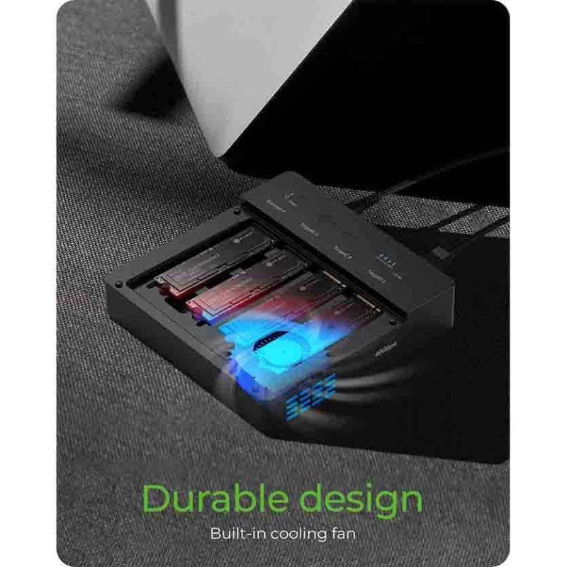 IB-4013MCL-C4 4-BAYS USB4® DUPLICATOR (1:3 CLONE) FOR NVME M.2 SSD ICYBOX — Buy in Cyprus with Fast Delivery