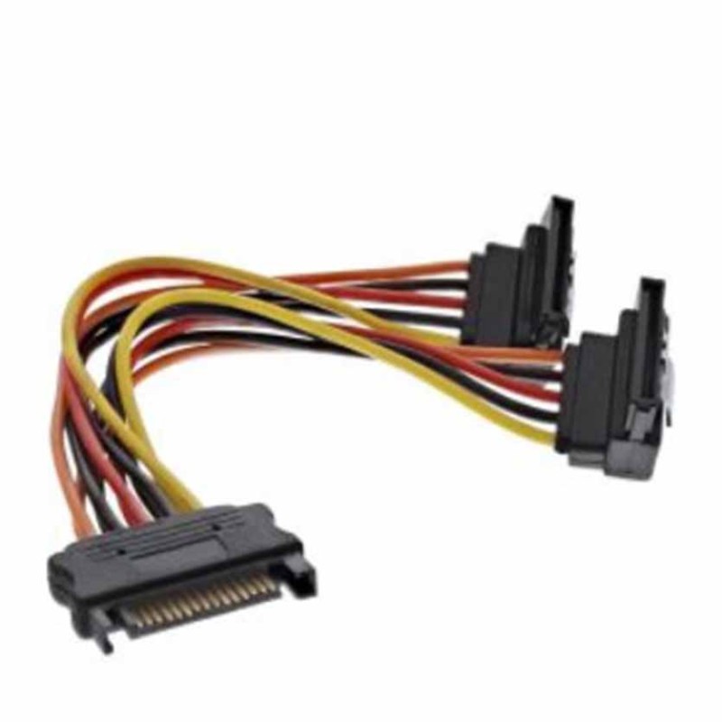29683W SATA POWER Y-CABLE SATA SOCKET TO 2x SATA PLUG WITH LATCHES 0,15m INLINE — Buy in Cyprus with Fast Delivery