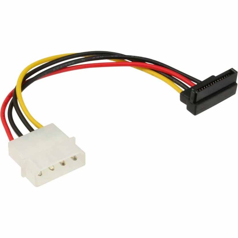 Buy 29670W SATA POWER CBL ANGLED 1x4 TO 15pin F M 0,15m INLINE in Cyprus, Nicosia, Limassol, Larnaka, Pafos
