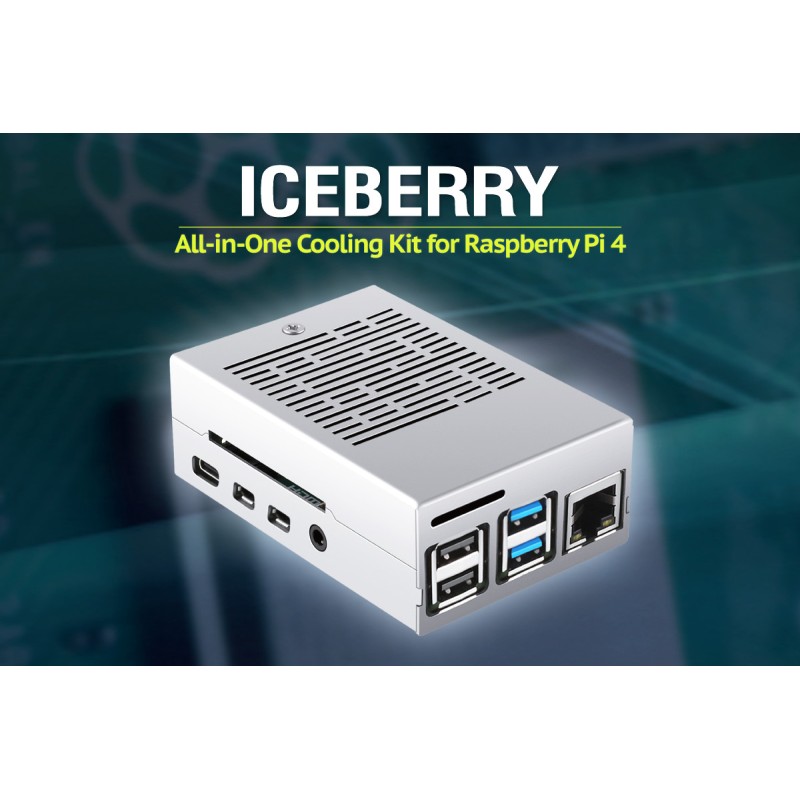 CN-RASPI-01 ICEBERRY ULTIMATE ALL-IN-ONE COOLING KIT FOR RASPBERRY Pi4 GELID — Buy in Cyprus with Fast Delivery