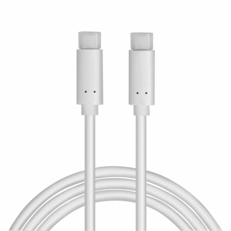 CU0131 1m USB3.2 TYPE-C M M PD 4K 60HZ FAST CHARGING CABLE WITH E-MARK AND DISPLAY WHITE LOGILINK
