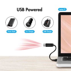 LED016 USB-A LED STARLIGHT, 6-LIGHT PATTERN W FLEXIBLE GOOSENECK, LOGILINK — Buy in Cyprus with Fast Delivery