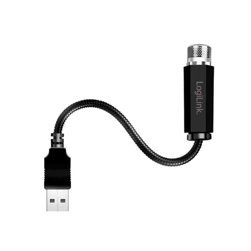 LED016 USB-A LED STARLIGHT, 6-LIGHT PATTERN W FLEXIBLE GOOSENECK, LOGILINK — Buy in Cyprus with Fast Delivery