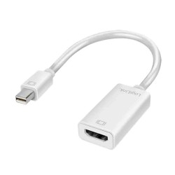 CV0036B MINI DP TO HDMI MALE FEMALE ADAPTER, 4K 30 Hz, WHITE, 0.15 m LOGILINK — Buy in Cyprus with Fast Delivery