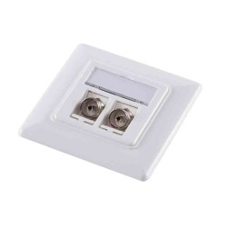 Buy NK0020 TV SAT KEYSTONE COUPLER IEC F TO F-TYPE 75Ohm WHITE LOGILINK in Cyprus, Nicosia, Limassol, Larnaka, Pafos