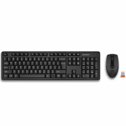 3330N COMBO WIRELESS DESKTOP BLACK A4TECH — Buy in Cyprus with Fast Delivery