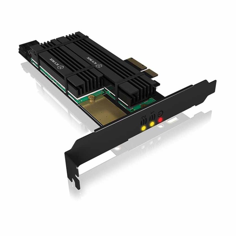 Buy IB-PCI215M2-HSL PCIE EXTENTION CARD FOR 2x M.2 SSDs INCL.HEAT SINKS ICYBOX in Cyprus, Nicosia, Limassol, Larnaka, Pafos