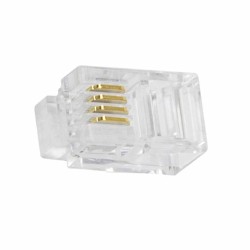 Buy MP0017 RJ10 MODULAR PLUG X100 UNSHIELDED, LOGILINK in Cyprus, Nicosia, Limassol, Larnaka, Pafos