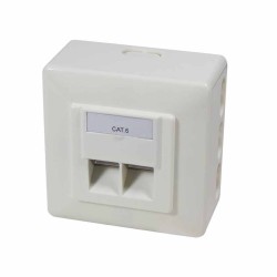 Buy NP0006A CAT6 SURFACE MOUNTED BOX LOGILINK in Cyprus, Nicosia, Limassol, Larnaka, Pafos
