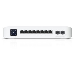 Ubiquiti UniFi USW-Pro-8-POE - 8x Gigabit PoE, 2x SFP+, 120W PoE Budget, L2/L3 Managed, White, 1U