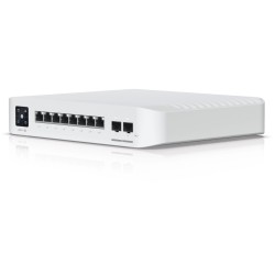 Ubiquiti UniFi USW-Pro-8-POE - 8x Gigabit PoE, 2x SFP+, 120W PoE Budget, L2/L3 Managed, White, 1U
