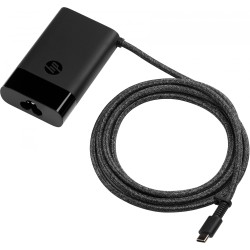HP 65W USB-C Laptop Charger - 115–230V AC - Black — Buy in Cyprus with Fast Delivery