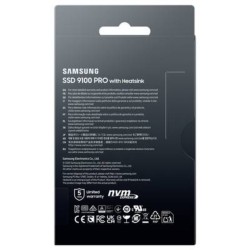 Samsung 9100 Pro 1TB M.2 2280 NVMe SSD (Heatsink) - PCIe 5.0 x4 14700 MB/s - MZ-VAP1T0CW (Boxed)
