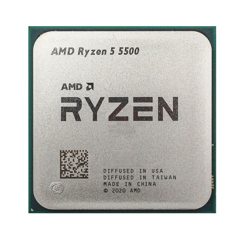 AMD Ryzen 5 5500 - 6-Core AM4 CPU 3.6GHz (Boost 4.2GHz) - 16MB L3, 65W with Wraith Stealth Cooler