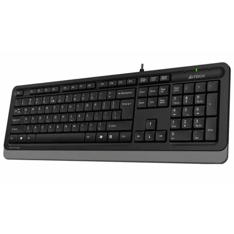 Keyboard A4Texh FK10 FSTYLER sleek multimedia russian keys black — Buy in Cyprus with Fast Delivery