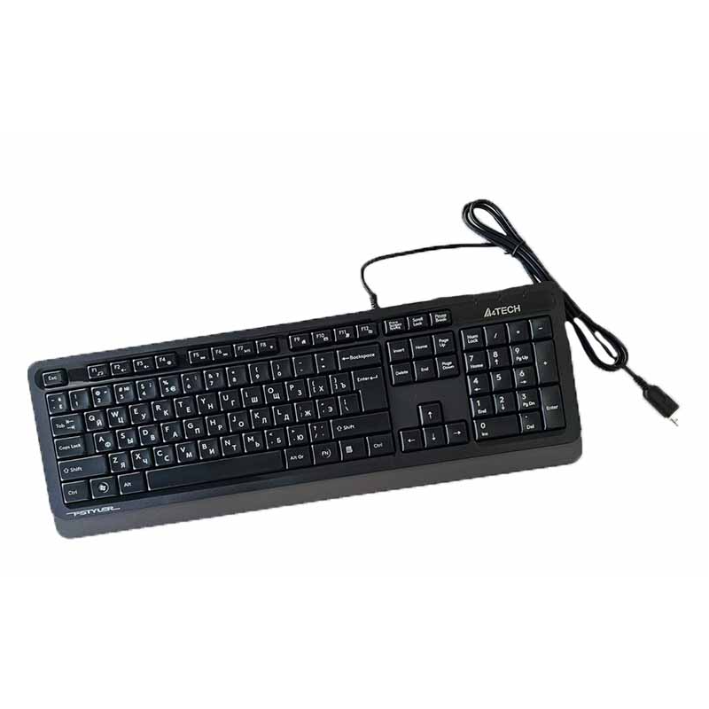 Keyboard A4Texh FK10 FSTYLER sleek multimedia russian keys black — Buy in Cyprus with Fast Delivery