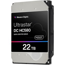 WD Ultrastar DC HC580 - 22TB Enterprise/Data Center HDD, 7200 RPM, 512MB Cache, SATA III, 3.5in