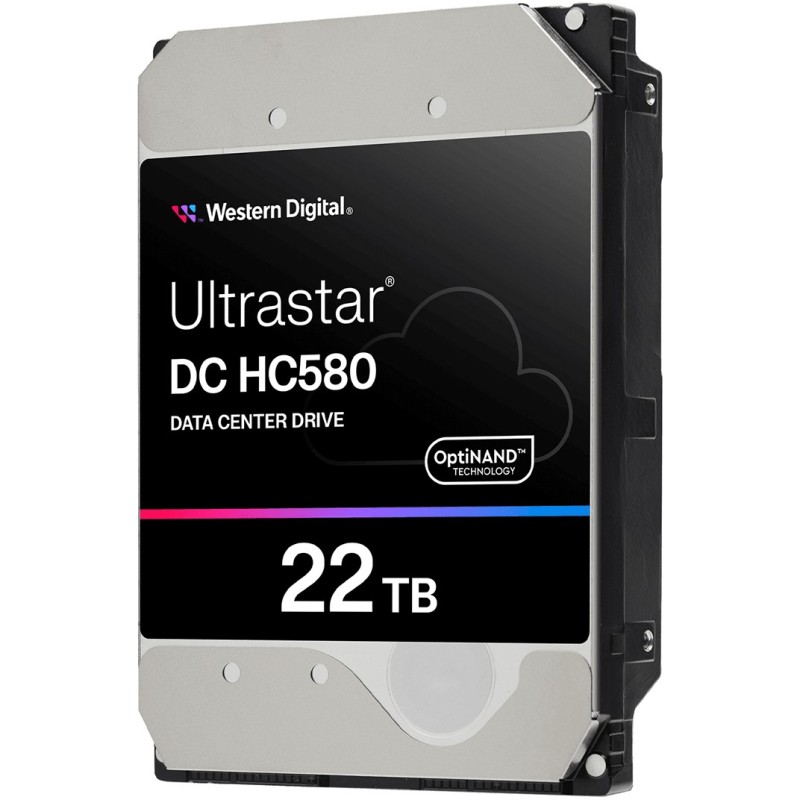 WD Ultrastar DC HC580 - 22TB Enterprise/Data Center HDD, 7200 RPM, 512MB Cache, SATA III, 3.5in