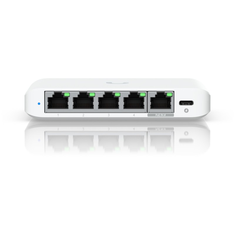 Ubiquiti UniFi USW-Flex-2.5G-5 - 5-Port Managed Multi-Gig 2.5G Switch, White, PoE, Desktop — Buy in Cyprus with Fast Delivery
