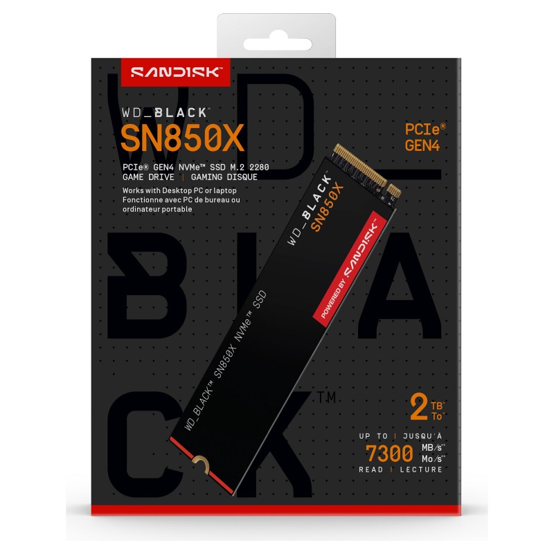 M.2 2TB WD Black SN850X NVMe PCIe 4.0 x 4 — Buy in Cyprus with Fast Delivery
