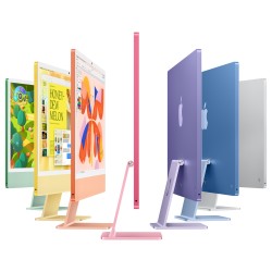 Buy iMac Z1EP 59.62cm 23.5Zoll Standardglas M4 10C CPU 10C GPU 16C N.E. 16GB 512GB SSD Gbit Eth MM NumKey TID DE Blau in Cyprus,