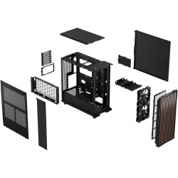 Fractal Design North Mid-Tower Case - Charcoal Black Mesh Window - ATX/mATX/Mini-ITX, USB-C — Buy in Cyprus with Fast Delivery