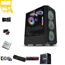 Custom Gaming PC | Ryzen 7 5700X + Radeon RX 7600 | 16GB DDR4, 1TB NVMe — Armenius Store Cyprus