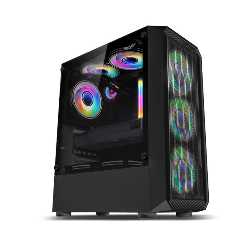 Custom 1080p Gaming PC - Ryzen 7 5700X, Radeon RX 7600, 16GB DDR4, 1TB NVMe — Buy in Cyprus with Fast Delivery