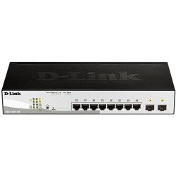 D-Link DGS-1210-10P - 10-Port Gigabit PoE L2 Smart Managed Switch, Rackmount 1U (Metal) — Buy in Cyprus with Fast Delivery