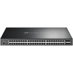 TP-Link Omada 48-Port PoE+ Managed Switch - SG3452XP - 48x Gigabit RJ45 + 4x 10G SFP+, Rackmount 1U