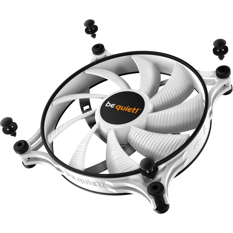 be quiet! Shadow Wings 2 - 140mm White - Silent 900 RPM Rifle-Bearing Case Fan — Buy in Cyprus with Fast Delivery