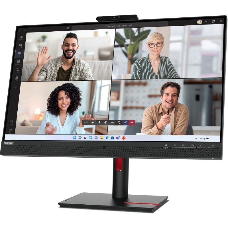 Lenovo ThinkVision T27hv-30 - 27in QHD (2560x1440) IPS, 75Hz 4ms, USB-C/DP/HDMI, Speakers, Pivot, Black