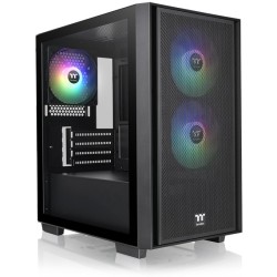 Thermaltake Versa H16 TG ARGB - Micro-ATX / Mini-ITX Case - Black, Tempered Glass, ARGB — Buy in Cyprus with Fast Delivery