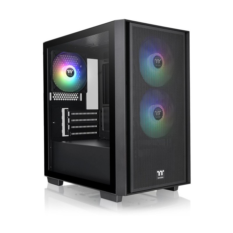 Thermaltake Versa H16 TG ARGB - Micro-ATX / Mini-ITX Case - Black, Tempered Glass, ARGB — Buy in Cyprus with Fast Delivery