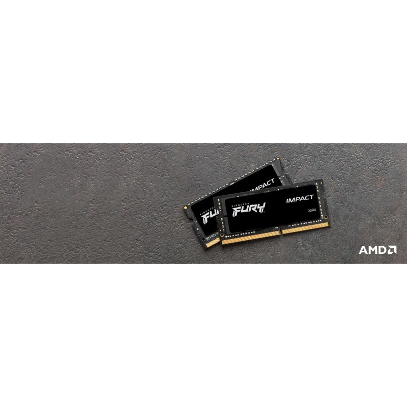Kingston FURY Impact - 8GB DDR4-3200 SO-DIMM - CL20, Black — Buy in Cyprus with Fast Delivery