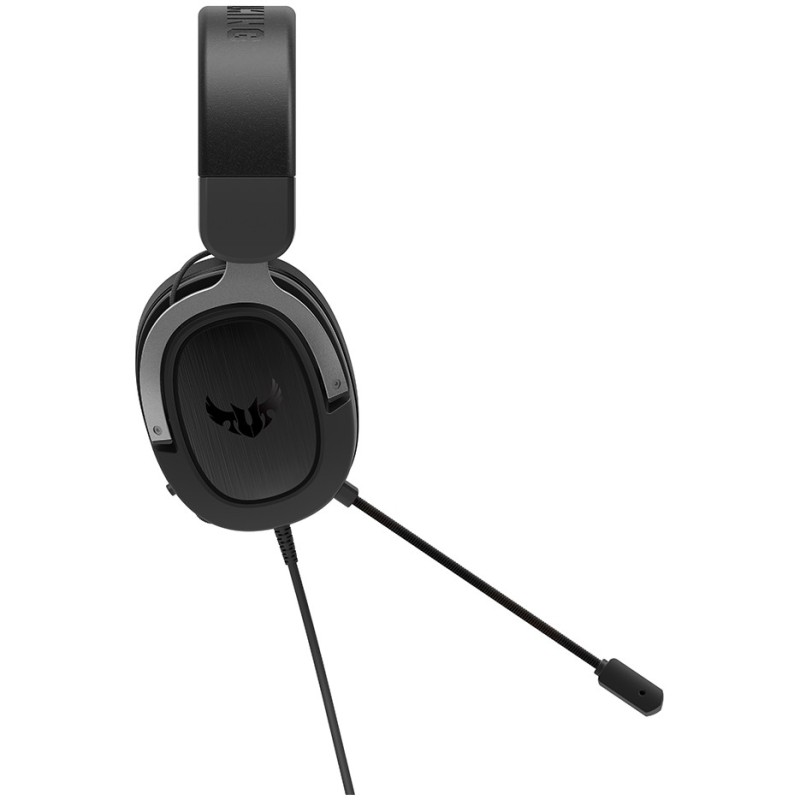 ASUS TUF Gaming H3 - Gun Metal (Black/Grey) - Wired 3.5mm, 50mm Drivers, Virtual 7.1 — Buy in Cyprus with Fast Delivery