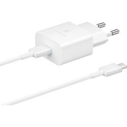 Samsung 15W Fast USB-C Wall Charger - EP-T1510XWEGEU - White, 1m USB-C Cable — Buy in Cyprus with Fast Delivery