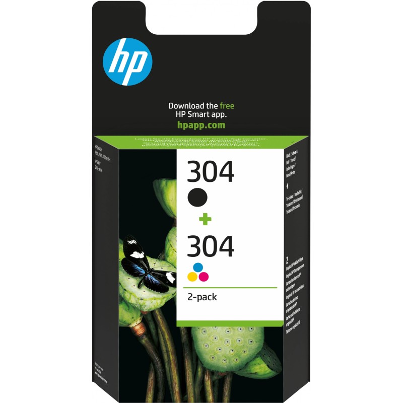 HP 304 Original Ink Multipack - 3JB05AE - Black & Tri-color (BK/C/M/Y), Standard Yield — Buy in Cyprus with Fast Delivery