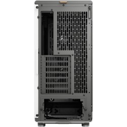 Fractal Design North - Midi Tower PC Case - Chalk White, Mesh Front, Windowed Side, ATX/mATX/ITX, 2x140mm Fans