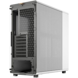 Fractal Design North - Midi Tower PC Case - Chalk White, Mesh Front, Windowed Side, ATX/mATX/ITX, 2x140mm Fans