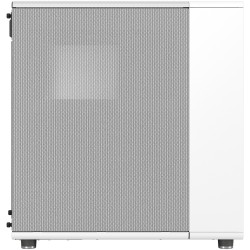 Fractal Design North - Midi Tower PC Case - Chalk White, Mesh Front, Windowed Side, ATX/mATX/ITX, 2x140mm Fans