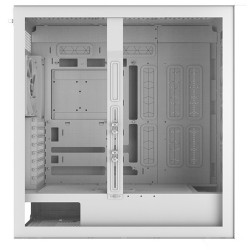 Thermaltake AX500 Full Tower PC Case - Snow White, Tempered Glass, SPCC Steel, E-ATX Compatible