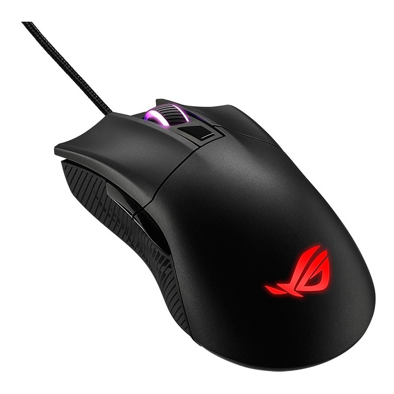ASUS ROG Gladius II Core - Wired Gaming Mouse - Right-Hand, Optical 6200 DPI, RGB, Black — Buy in Cyprus with Fast Delivery