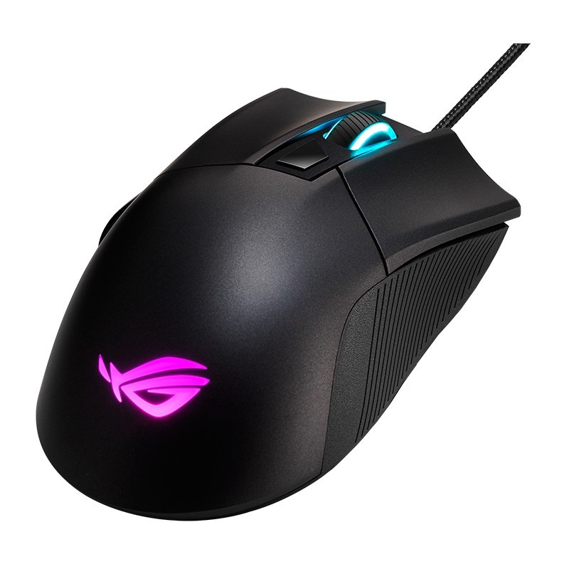 ASUS ROG Gladius II Core - Wired Gaming Mouse - Right-Hand, Optical 6200 DPI, RGB, Black — Buy in Cyprus with Fast Delivery