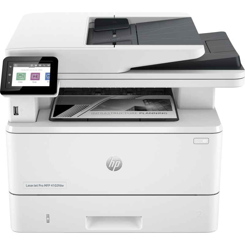 HP LaserJet Pro MFP 4102dw - Monochrome Laser MFP, Duplex, ADF, Wi-Fi & Ethernet, A4 — Buy in Cyprus with Fast Delivery